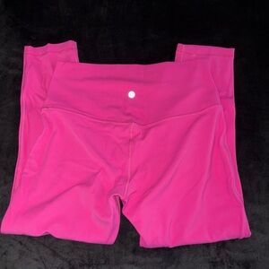 Lululemon align hr crop 23’ sonic pink